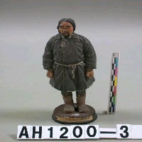 陶塑人種模型—GILIAK人（男性）藏品圖，第1張